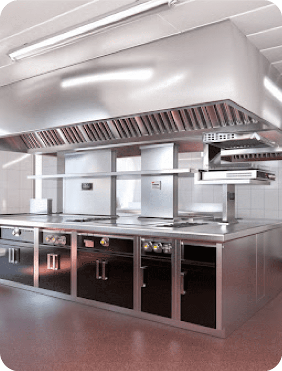 Cocina industrial institucional