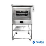 Horno industrial panadero pastelero estacionario 5 Bandejas - mobiliario gastronómico o muebles de acero inoxidable - hornos industriales - sagama inox