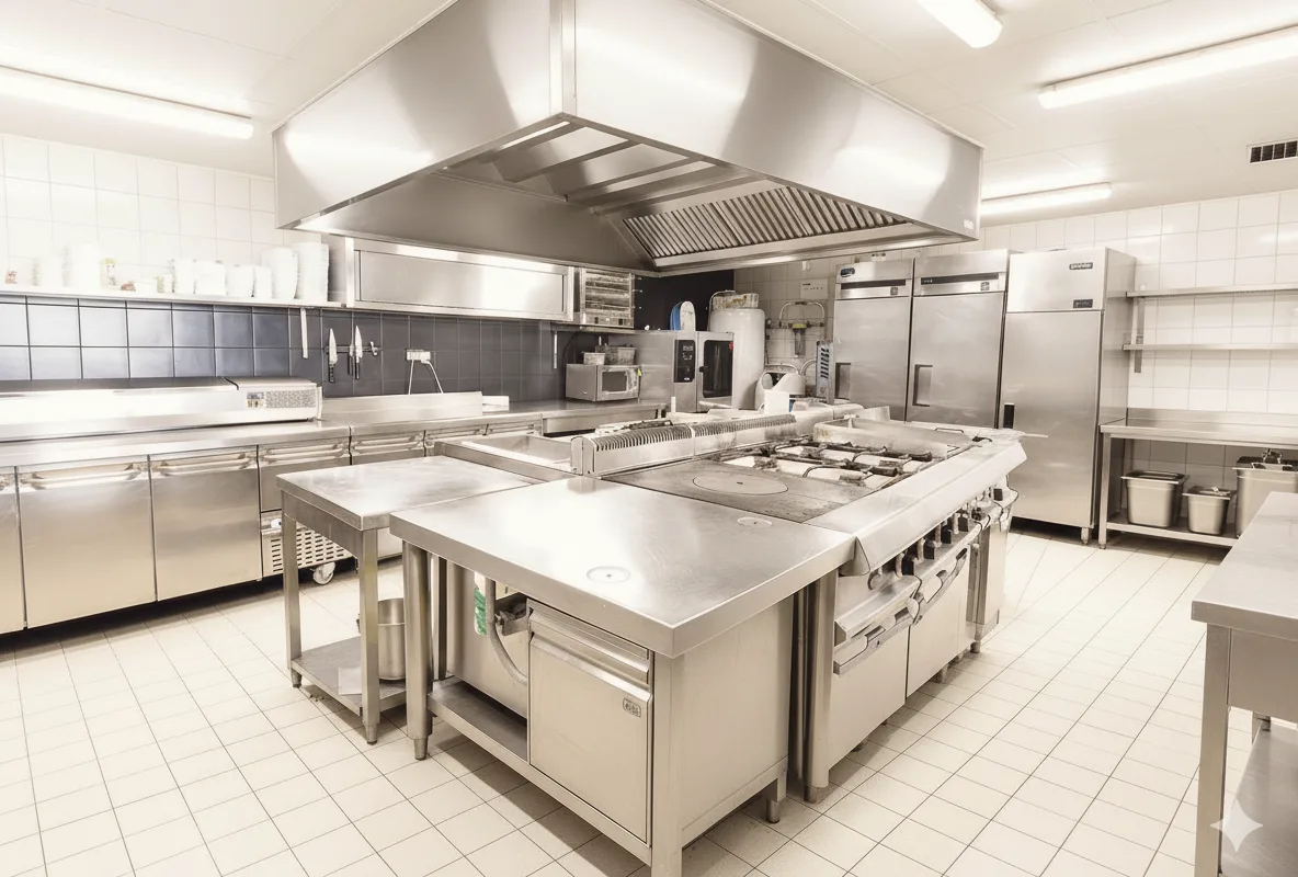 diseño de una cocina profesional